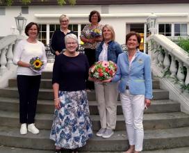 von links: Juliane Claus, Andrea Lüke, Hannelore Brokamp, Hannelore Spieker, Ilona Sedlmeier, Hilde von Bar